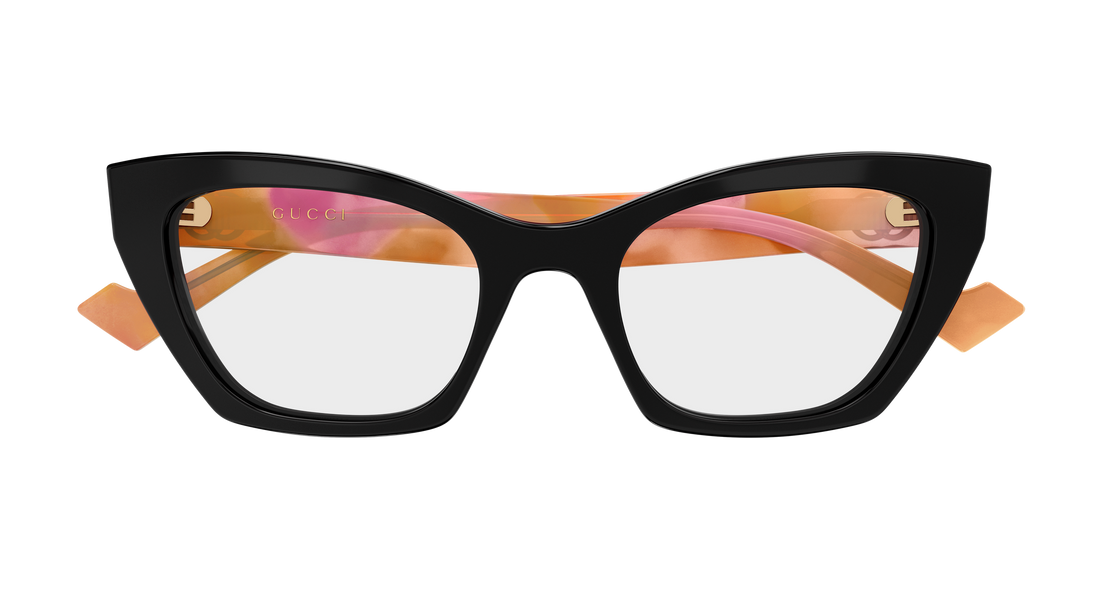 Brillen gucci gg1334o 007 negro cat eye femenino größe 52mm - Detailansicht