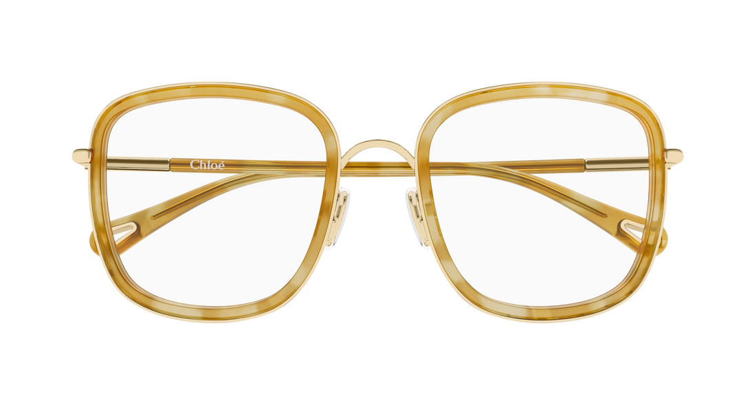 Briller chloé ch0373o 003 dorado butterfly femenino størrelse 53mm - Detaljeret visning