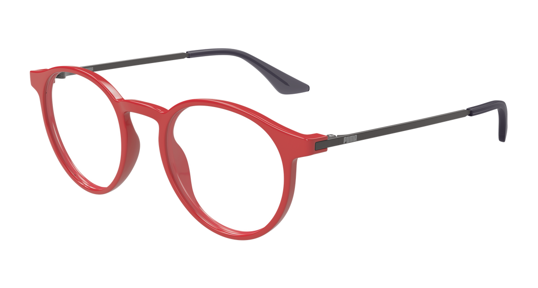 Gafas graduadas puma pu0524o 005 rojo round/oval/panthos masculino talla 48mm - Vista principal