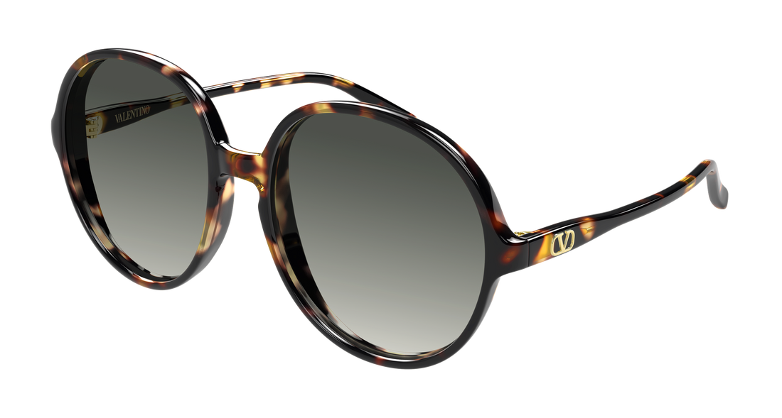 Sunglasses valentino vg0017s 002 havana round/oval/panthos femenino size 59mm - Main view