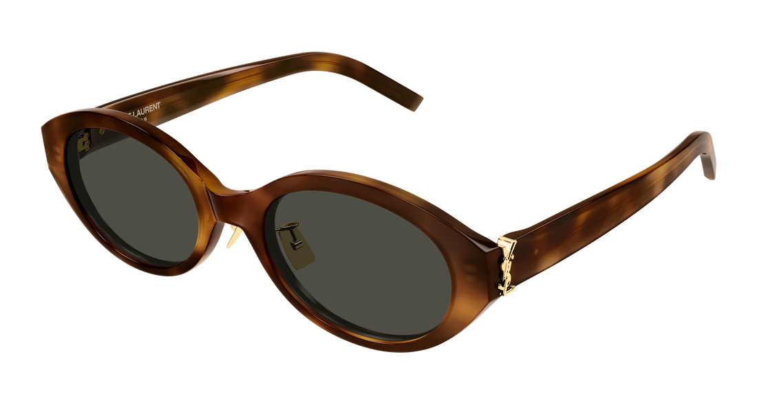 Solbriller saint laurent sl m181/j 003 havana round/oval/panthos femenino størrelse 54mm - Hovedvisning