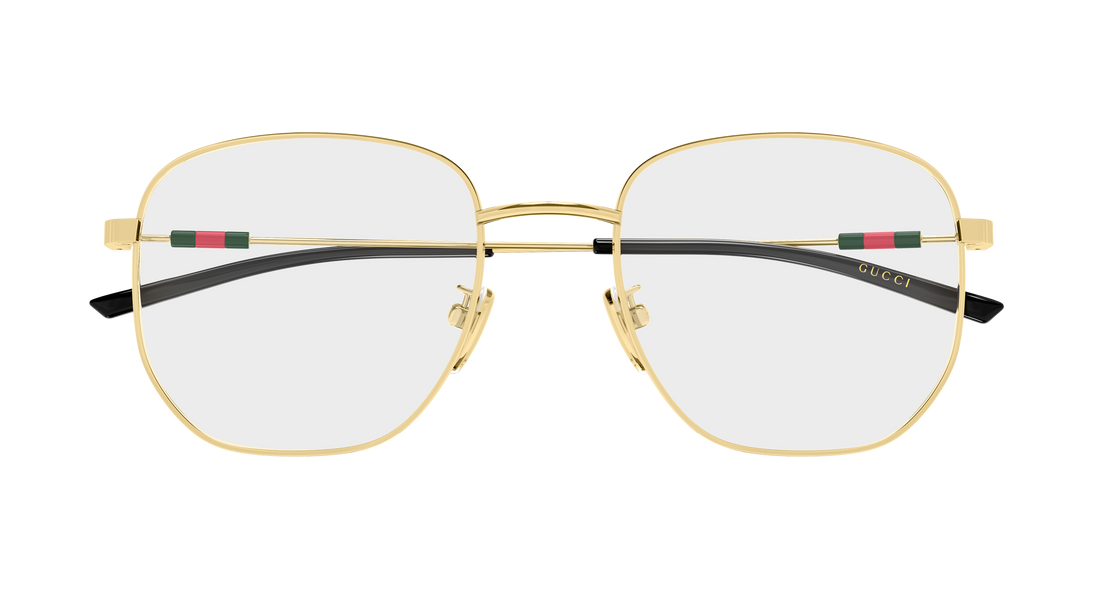 Occhiali da vista gucci gg2140ok 001 dorado round/oval/panthos unisex taglia 53mm - Vista dettagliata