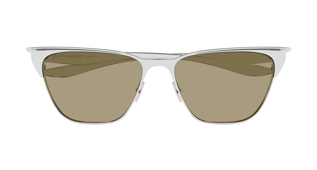 Solglasögon saint laurent sl 920 002 plateado cat eye femenino storlek 55mm - Detaljvy