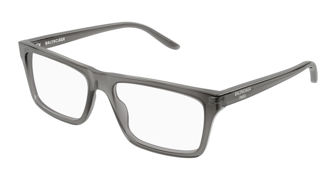 Gafas graduadas balenciaga bb0499o 004 gris rectangular / squared masculino talla 57mm - Vista principal