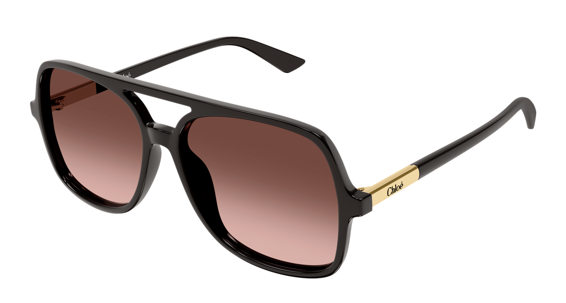 Gafas de sol chloé ch0364s 004 gris pilot/navigator femenino talla 57mm - Vista principal