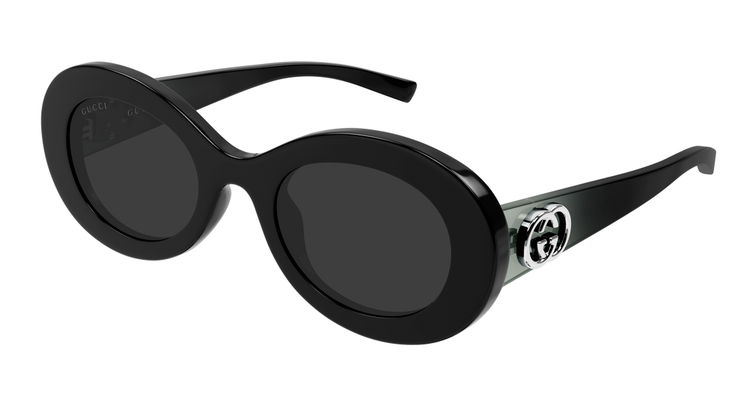 Sonnenbrillen gucci gg2026s 001 negro round/oval/panthos femenino größe 51mm - Hauptansicht