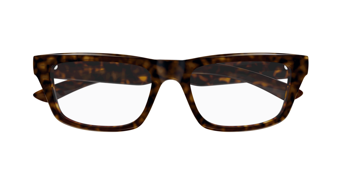 Occhiali da vista balenciaga bb0470o 002 havana rectangular / squared masculino taglia 56mm - Vista dettagliata