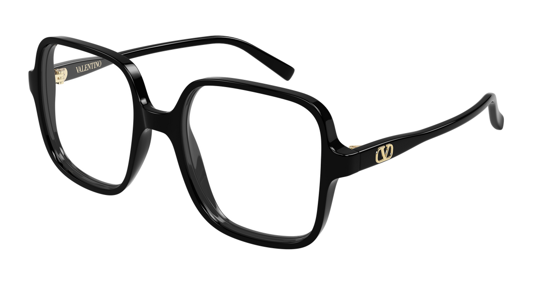 Lunettes de vue valentino vg0021o 001 negro round/oval/panthos femenino taille 53mm - Vue principale