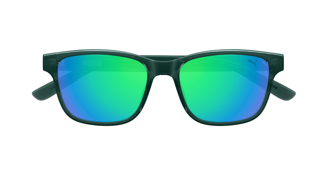 Sunglasses puma pj0088s 007 verde rectangular / squared infantil size 50mm - Detailed view