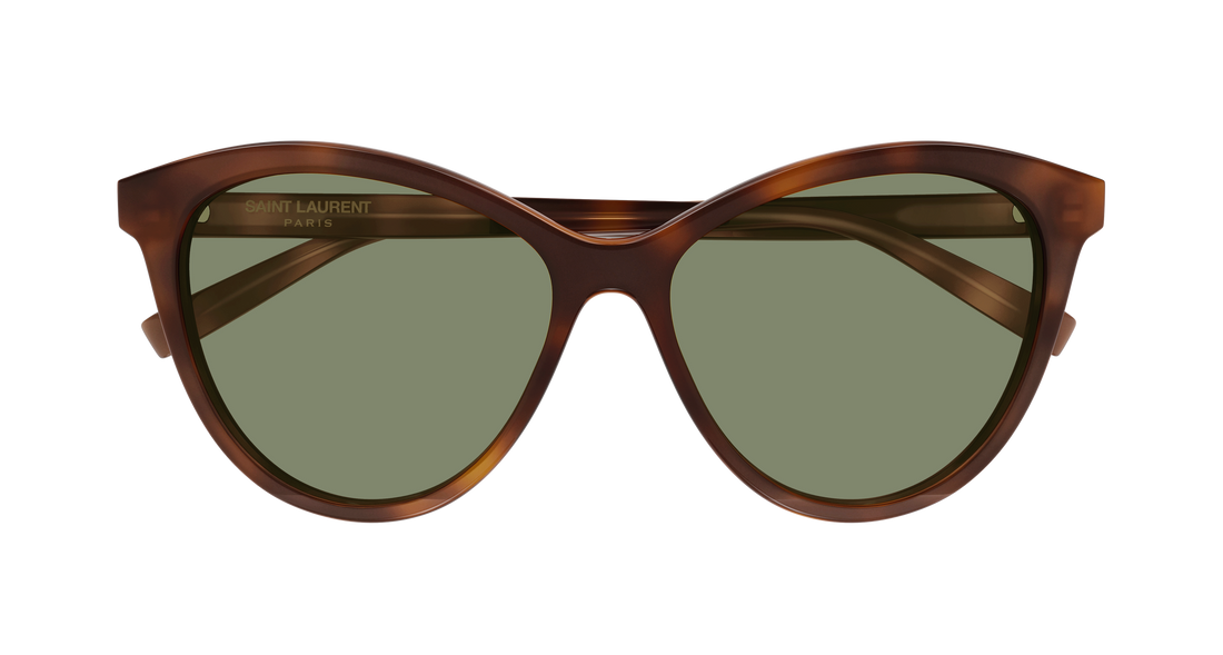 Sunglasses saint laurent sl 456 010 havana cat eye femenino size 57mm - Detailed view