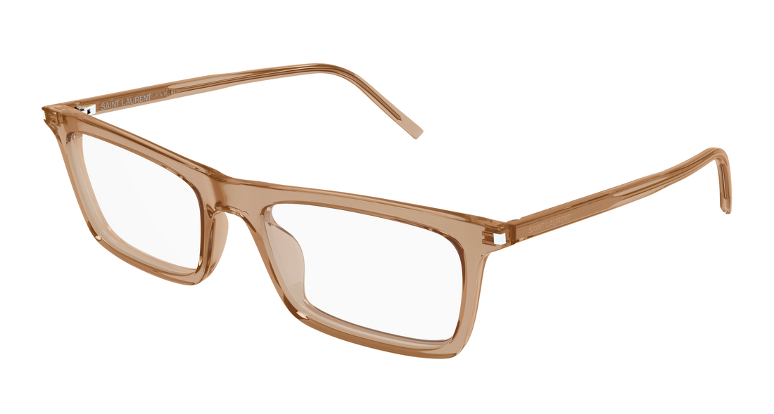 Dioptrijske naočale saint laurent sl 890 betty thin opt 005 marron rectangular / squared unisex veličina 54mm - Glavni prikaz