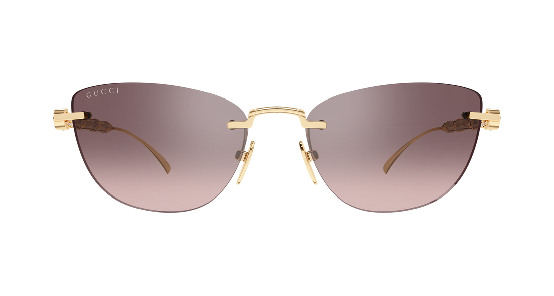 Sonnenbrillen gucci gg2063s 005 dorado cat eye femenino größe 55mm - Detailansicht