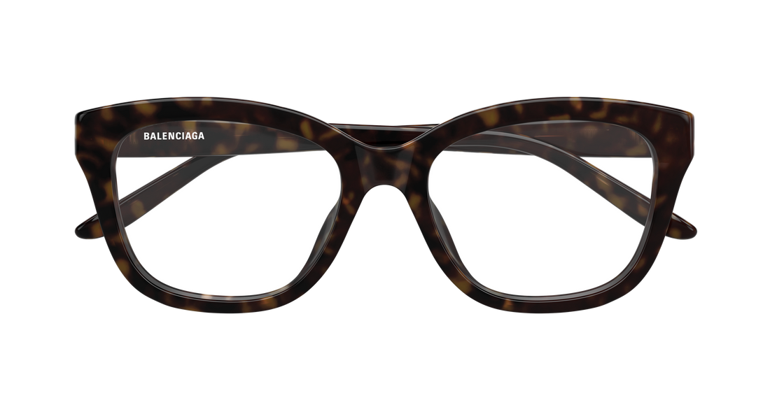 Glasögon balenciaga bb0534o 008 havana butterfly femenino storlek 55mm - Detaljvy