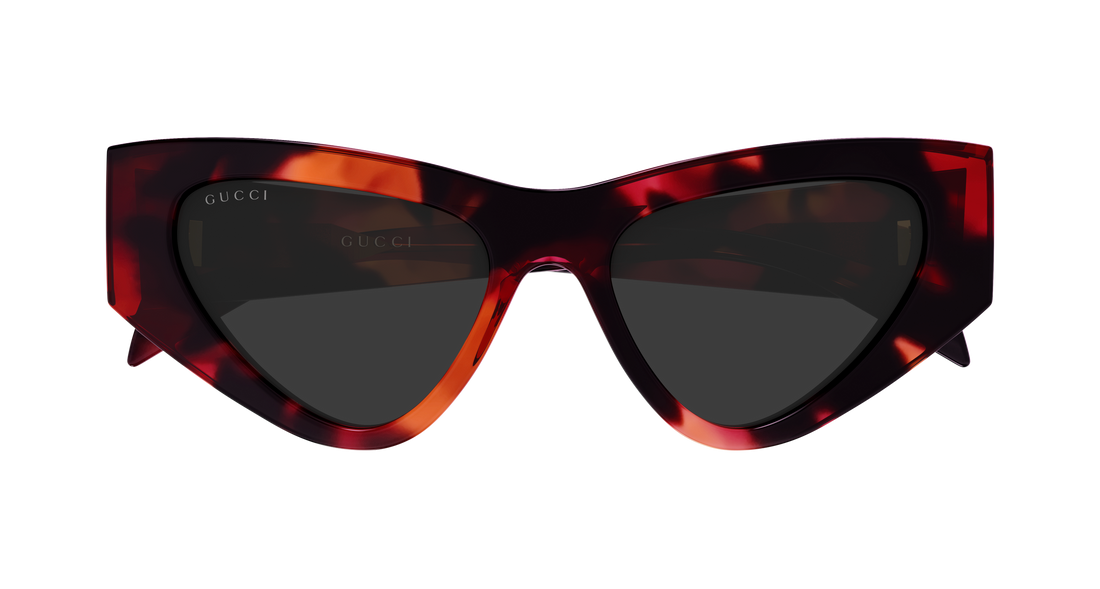 Occhiali da sole gucci gg2019s 002 havana cat eye femenino taglia 53mm - Vista dettagliata