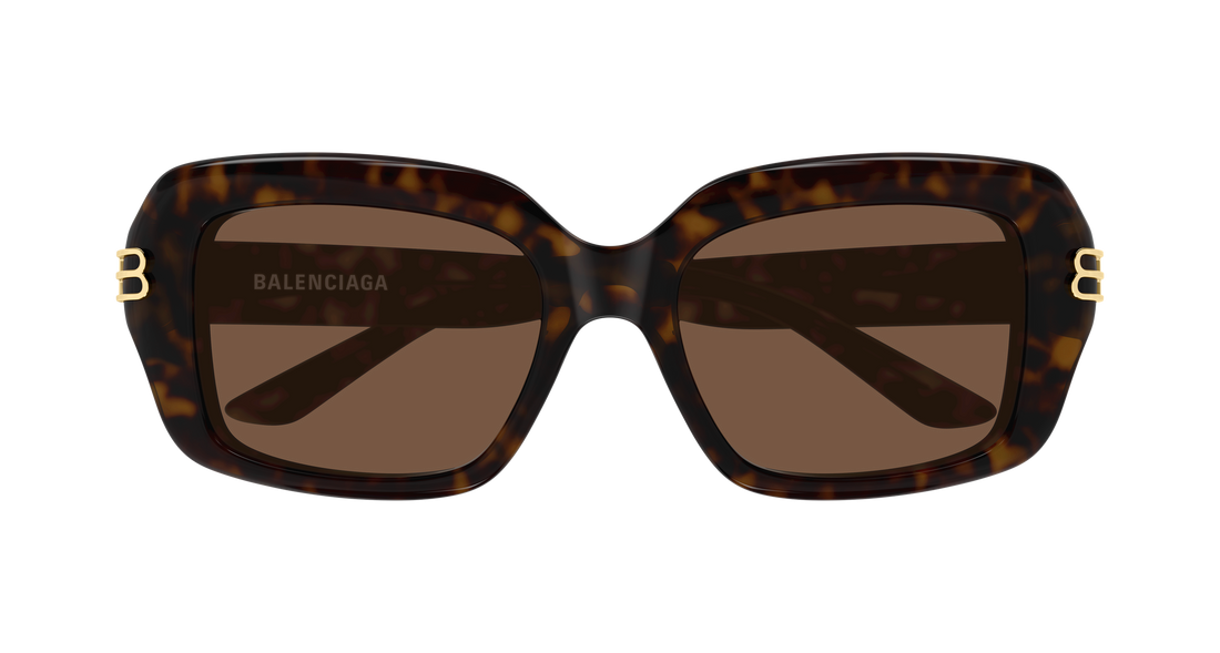 Sunglasses balenciaga bb0465s 002 havana rectangular / squared femenino size 56mm - Detailed view