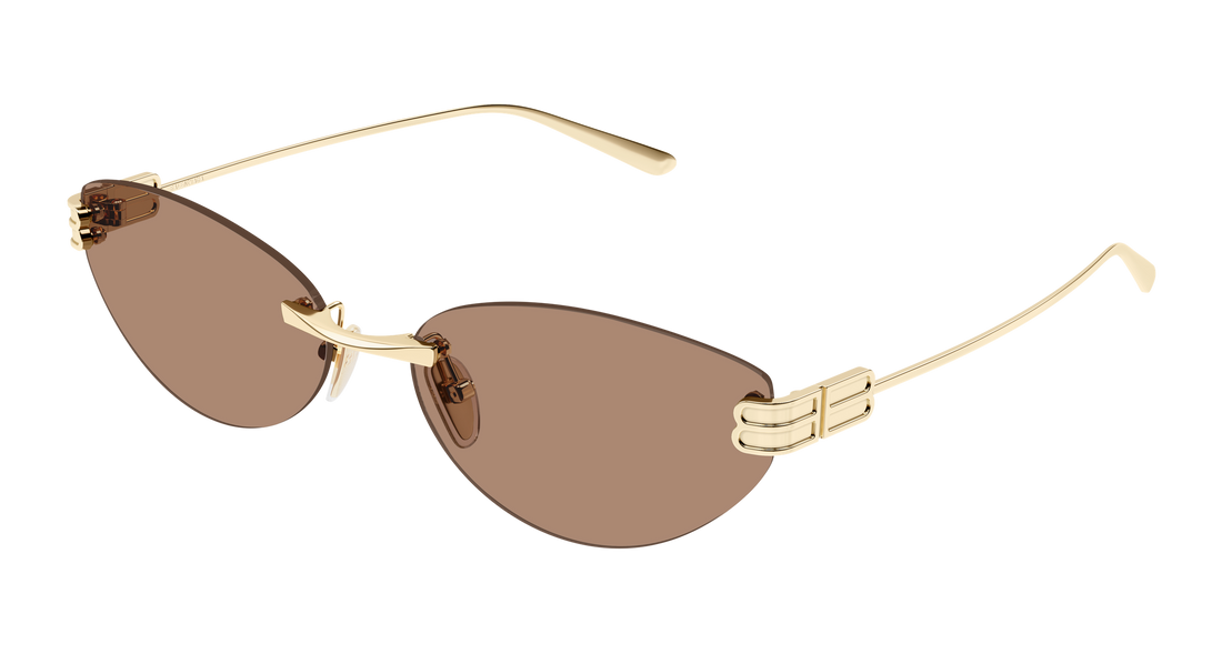 Gafas de sol balenciaga bb0486s 004 dorado cat eye femenino talla 61mm - Vista principal