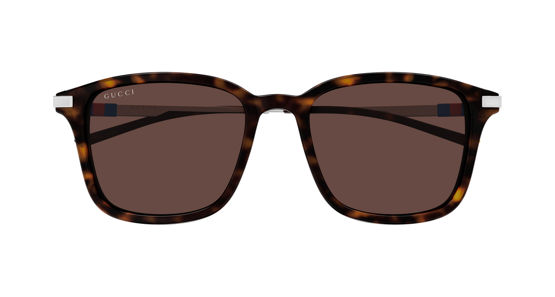 Sunčane naočale gucci gg2246sk 002 havana rectangular / squared masculino veličina 55mm - Detaljni prikaz