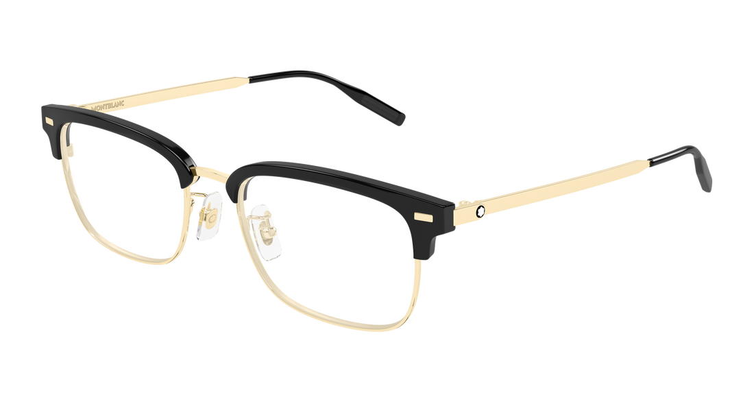 Occhiali da vista montblanc mb0493oj 001 dorado rectangular / squared masculino taglia 55mm - Vista principale