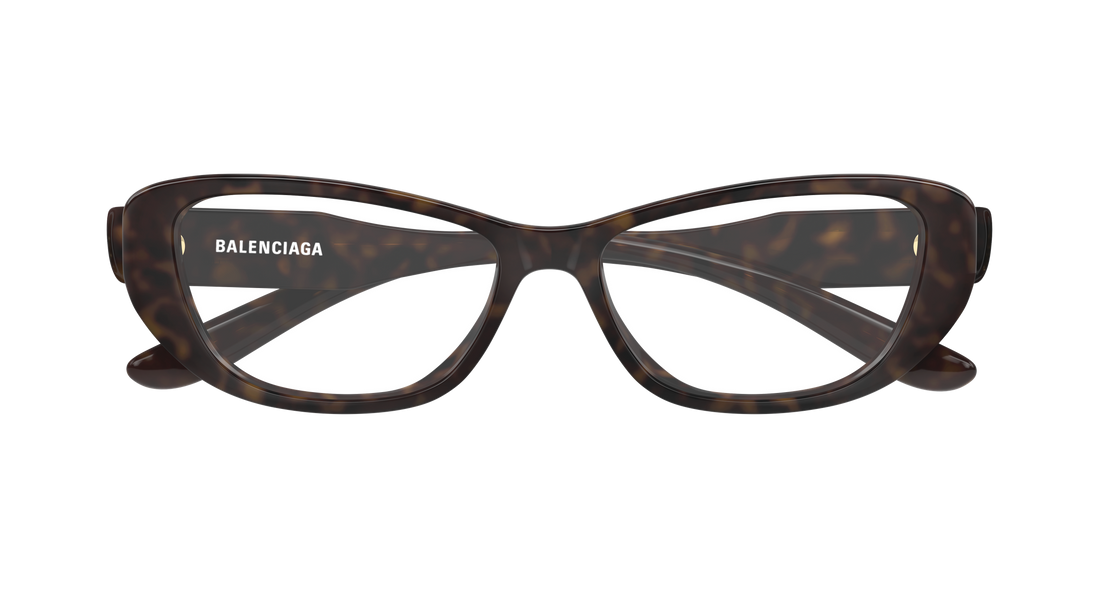 Briller balenciaga bb0514o 002 havana geometrical/directional femenino størrelse 55mm - Detaljeret visning