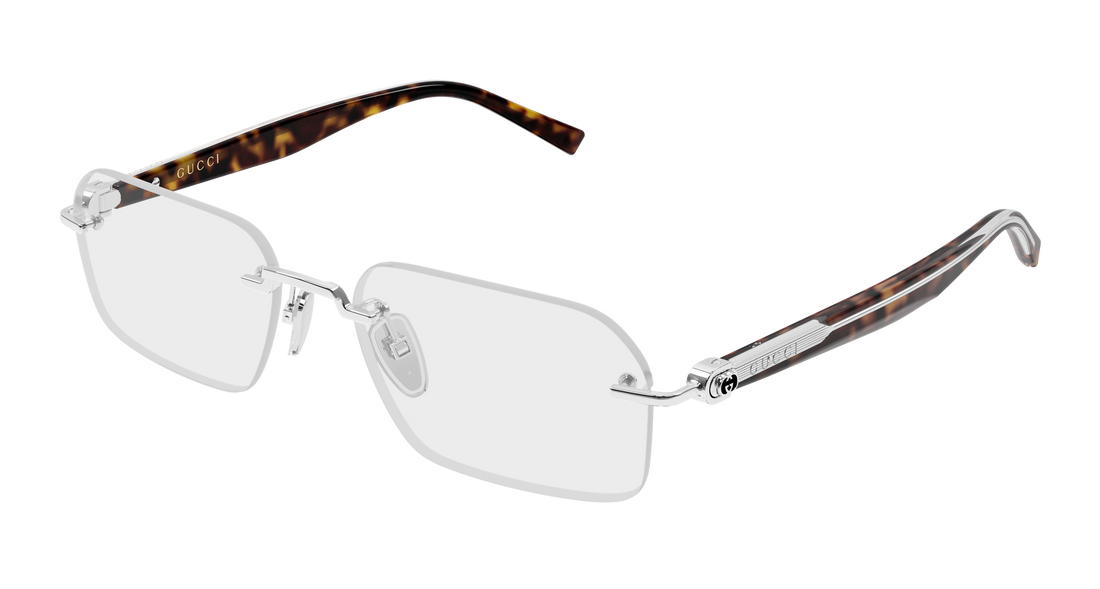 Dioptrijske naočale gucci gg2260o 003 plateado rectangular / squared masculino veličina 55mm - Glavni prikaz