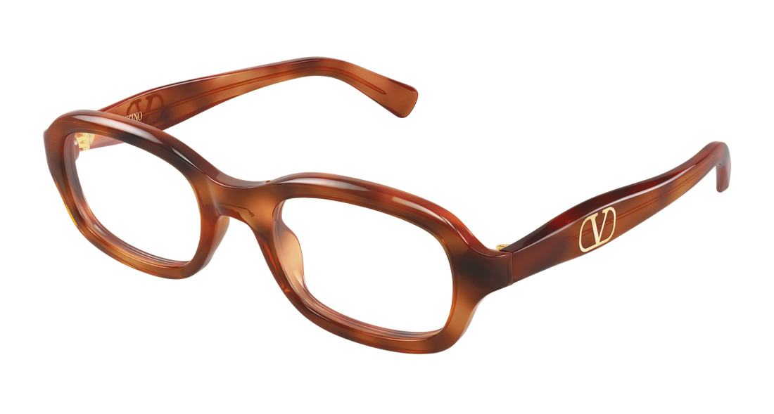 Brillen valentino vg0011o 002 havana rectangular / squared femenino größe 51mm - Hauptansicht