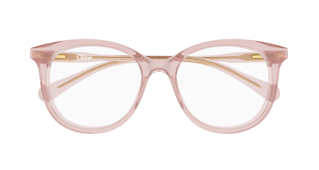 Dioptrijske naočale chloé cc0028o 004 rosa round/oval/panthos infantil veličina 48mm - Detaljni prikaz