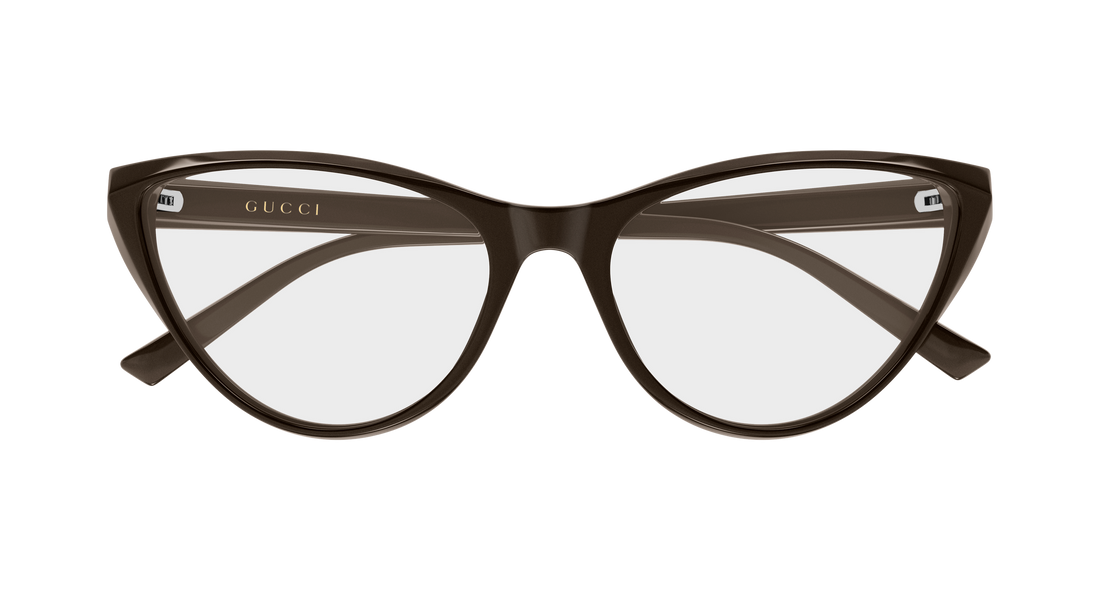 Glasögon gucci gg2205o 003 marron cat eye femenino storlek 55mm - Detaljvy
