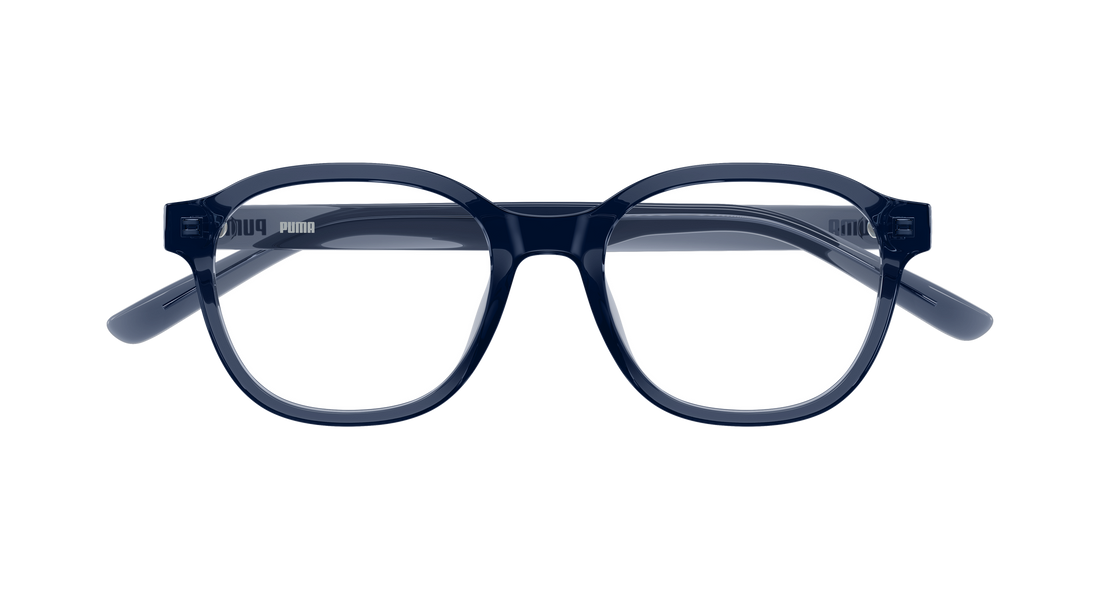 Prescription glasses puma pu0549oa 002 azul rectangular / squared masculino size 52mm - Detailed view