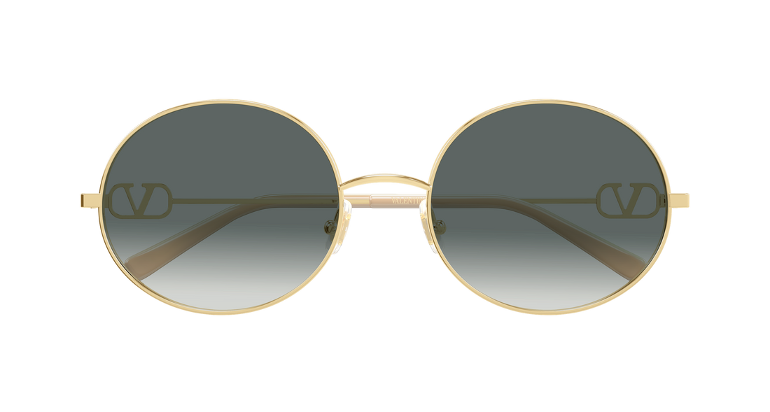 Sunglasses valentino vg0027s 001 dorado round/oval/panthos femenino size 56mm - Detailed view