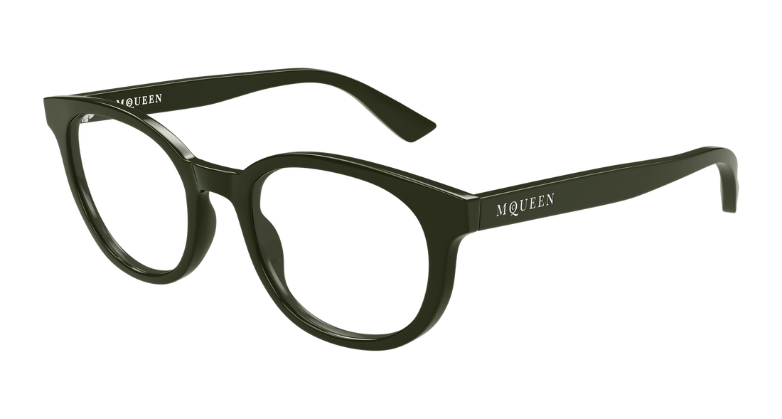 Gafas graduadas alexander mcqueen am0567o 003 verde round/oval/panthos masculino talla 51mm - Vista principal