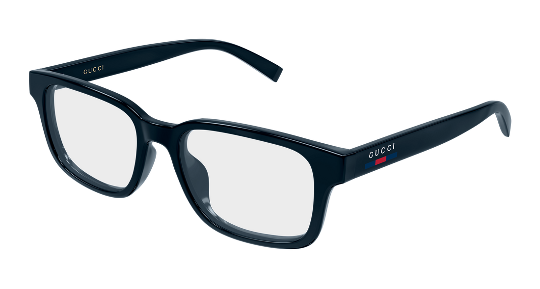 Prescription glasses gucci gg2107ol 003 azul rectangular / squared masculino size 54mm - Main view