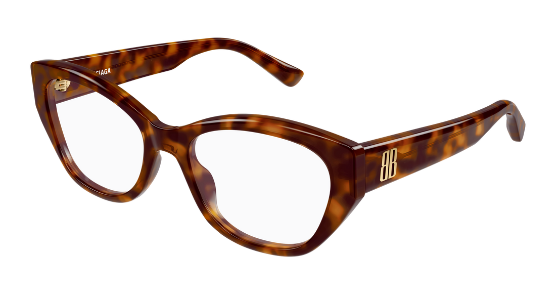 Gafas graduadas balenciaga bb0481o 006 havana cat eye femenino talla 56mm - Vista principal