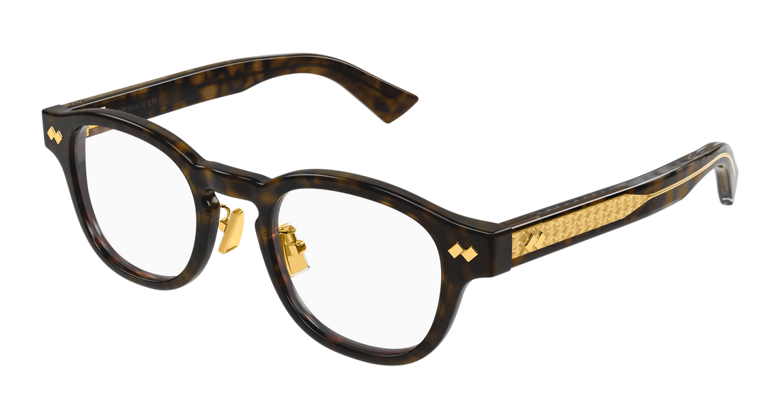 Dioptrijske naočale bottega veneta bv1518oa 002 havana round/oval/panthos unisex veličina 49mm - Glavni prikaz