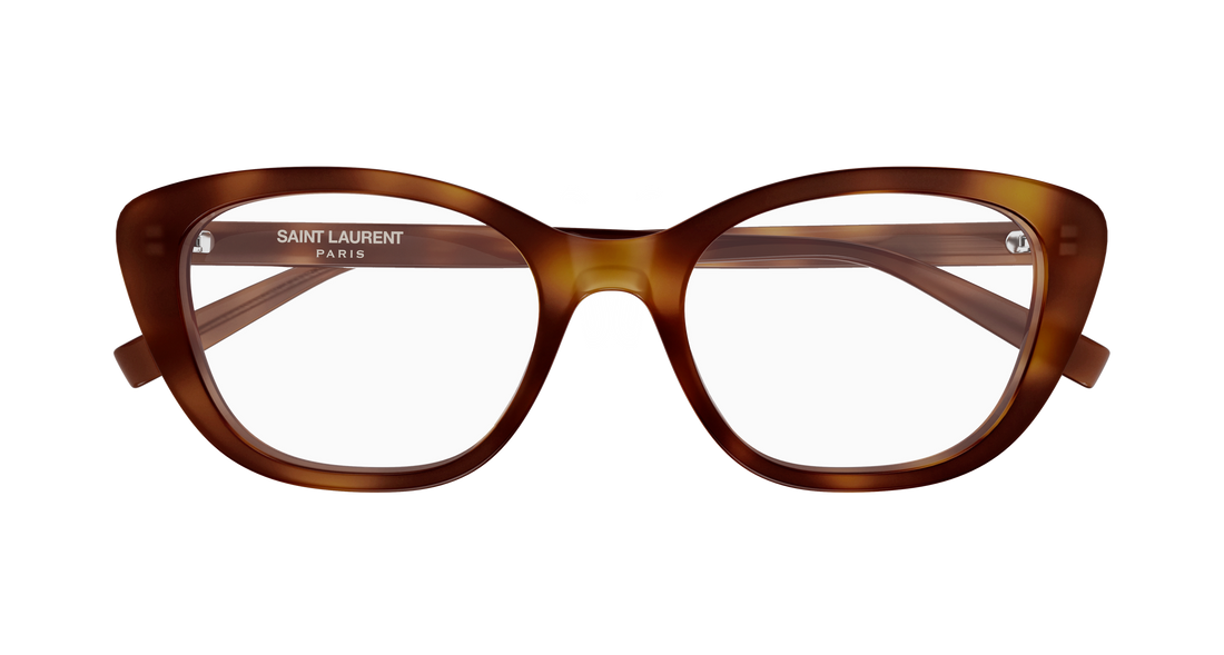 Briller saint laurent sl 945 002 havana cat eye femenino størrelse 54mm - Detaljeret visning