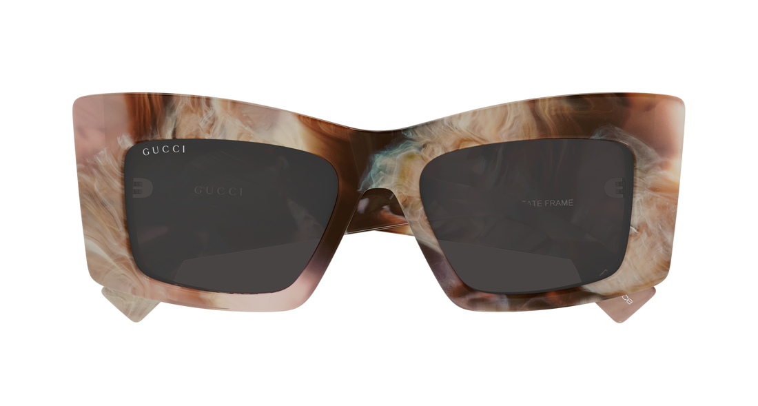 Sunčane naočale gucci gg2268s 004 havana cat eye femenino veličina 53mm - Detaljni prikaz
