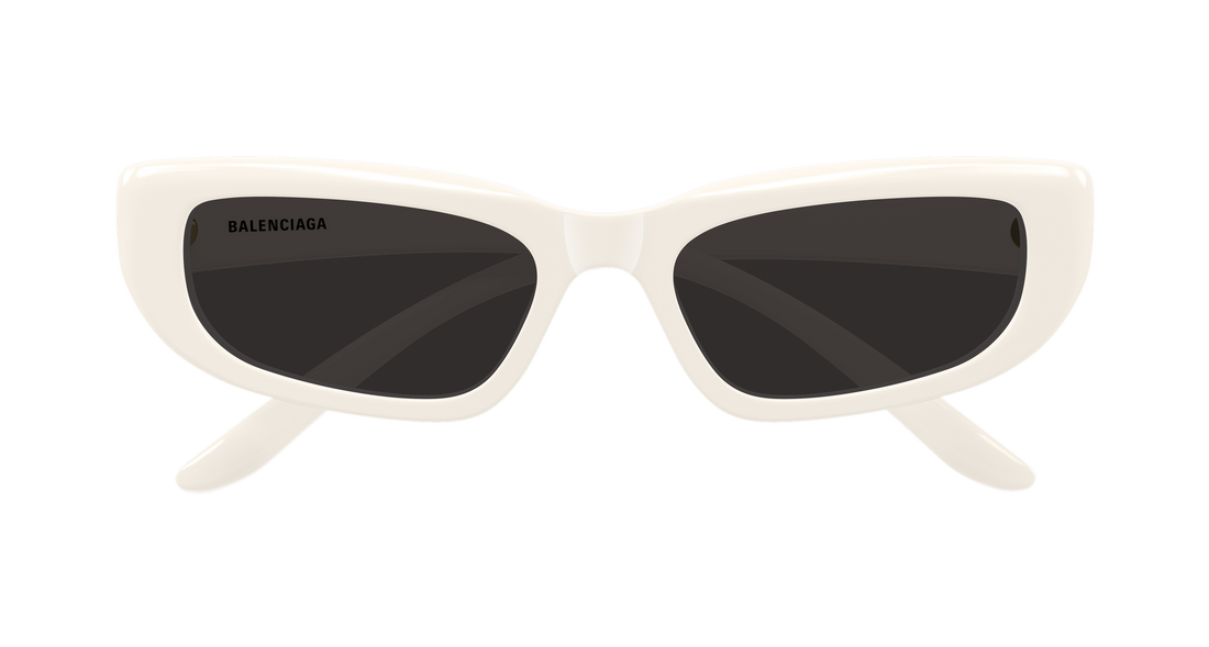 Solbriller balenciaga bb0516s 003 beige geometrical/directional femenino størrelse 55mm - Detaljeret visning