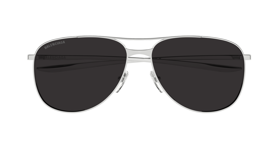 Lunettes de soleil balenciaga bb0538s 001 plateado pilot/navigator masculino taille 62mm - Vue détaillée