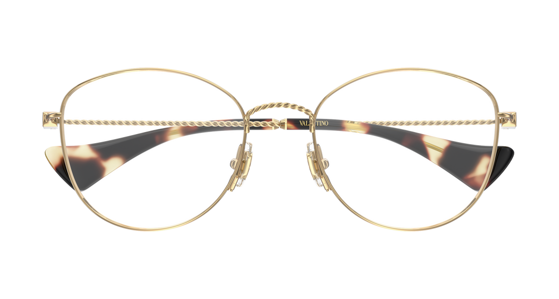 Brillen valentino vg0064o 002 dorado round/oval/panthos femenino größe 52mm - Detailansicht