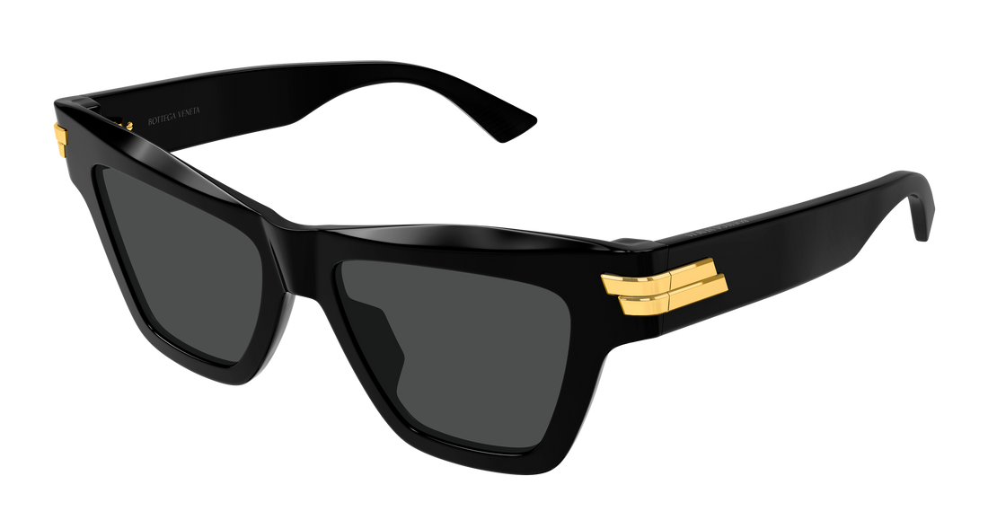 Okulary przeciwsłoneczne bottega veneta bv1489s 001 negro cat eye femenino rozmiar 53mm - Widok główny