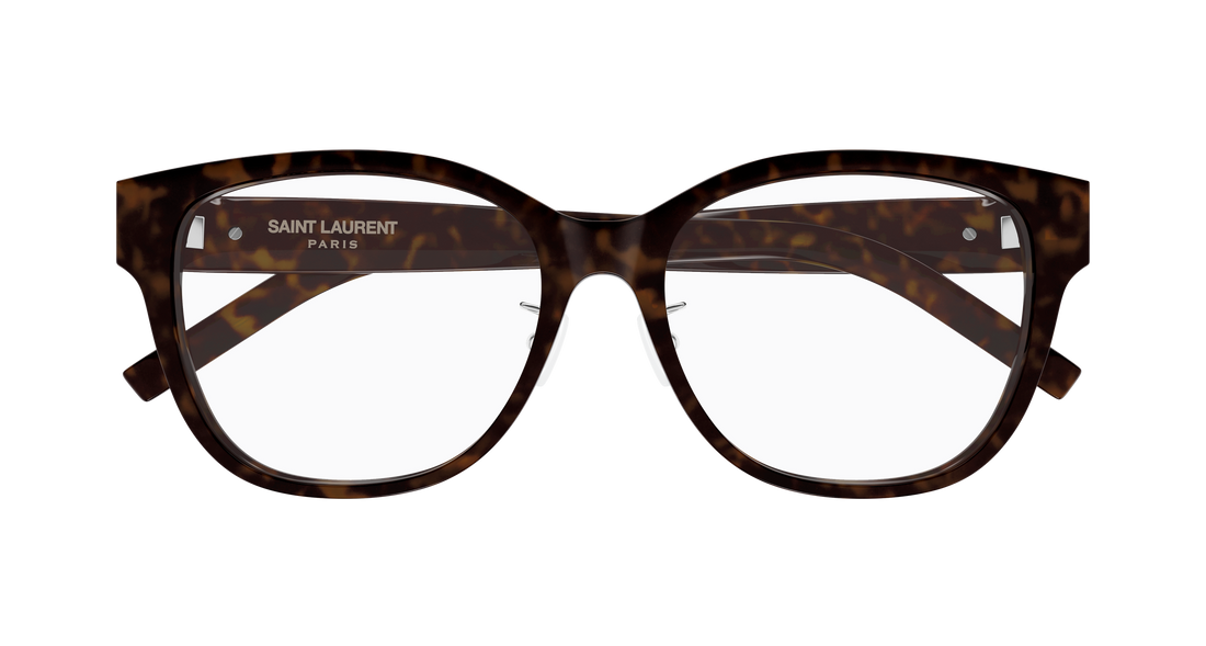 Occhiali da vista saint laurent sl m168/f 002 havana cat eye femenino taglia 55mm - Vista dettagliata