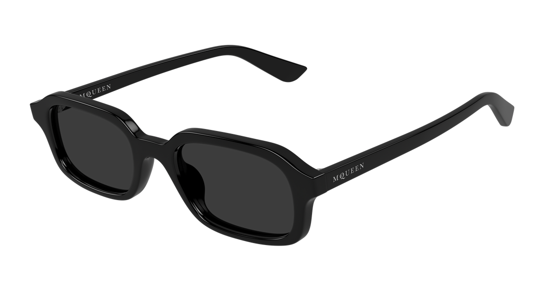 Óculos de sol alexander mcqueen am0558s 001 negro rectangular / squared masculino tamanho 51mm - Vista principal