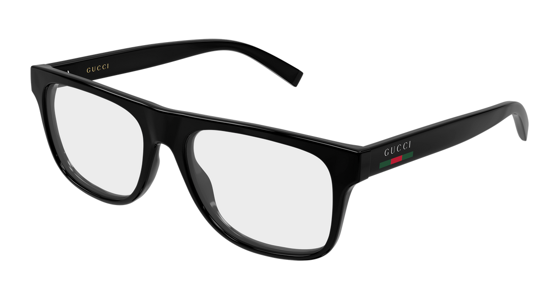 Brillen gucci gg1117on 001 negro rectangular / squared masculino größe 56mm - Hauptansicht