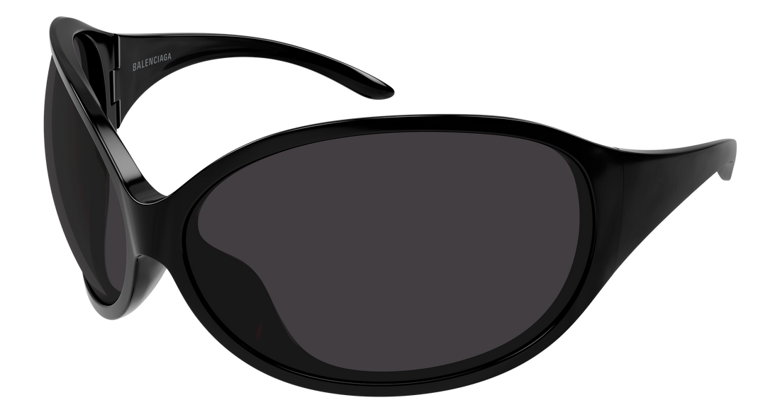 Lunettes de soleil balenciaga bb0502s 001 negro round/oval/panthos unisex taille 88mm - Vue principale