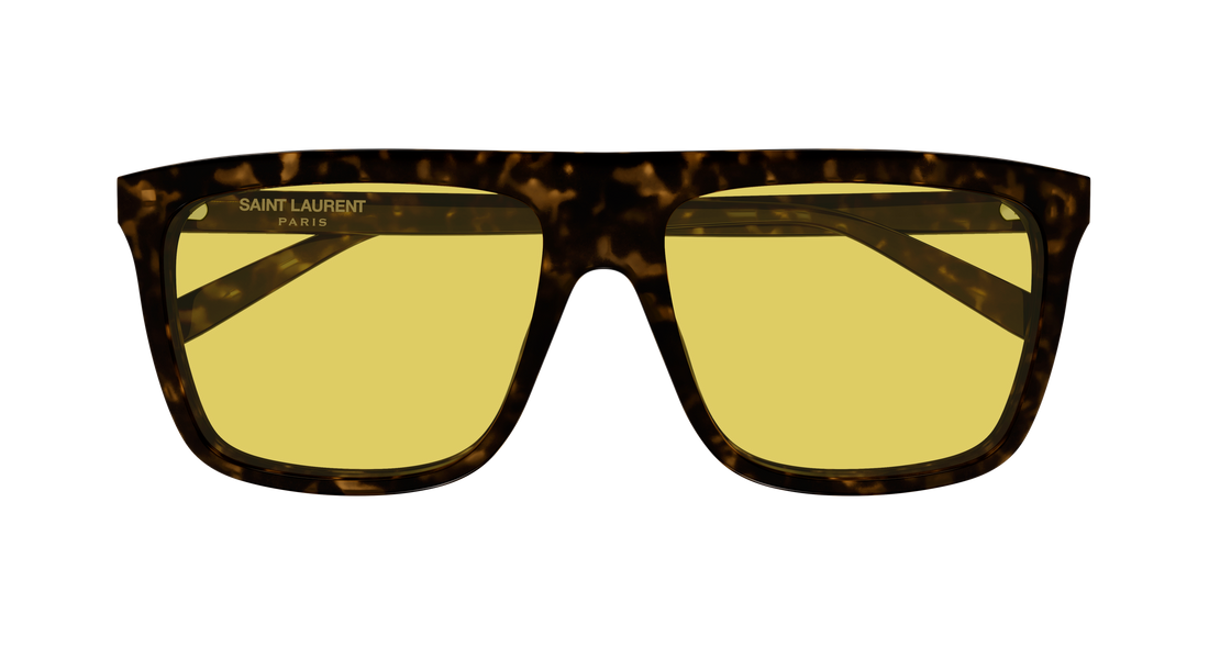 Occhiali da sole saint laurent sl 904 003 havana rectangular / squared masculino taglia 59mm - Vista dettagliata