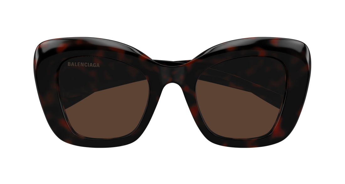 Solbriller balenciaga bb0503s 002 havana butterfly femenino størrelse 54mm - Detaljeret visning