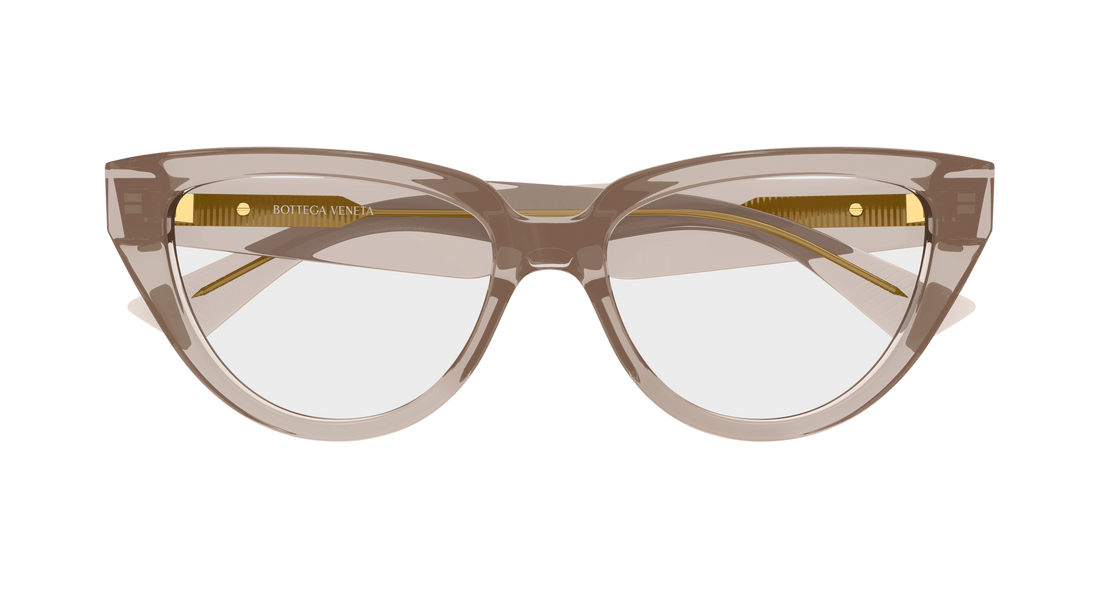 Dioptrijske naočale bottega veneta bv1503o 003 marron cat eye femenino veličina 53mm - Detaljni prikaz