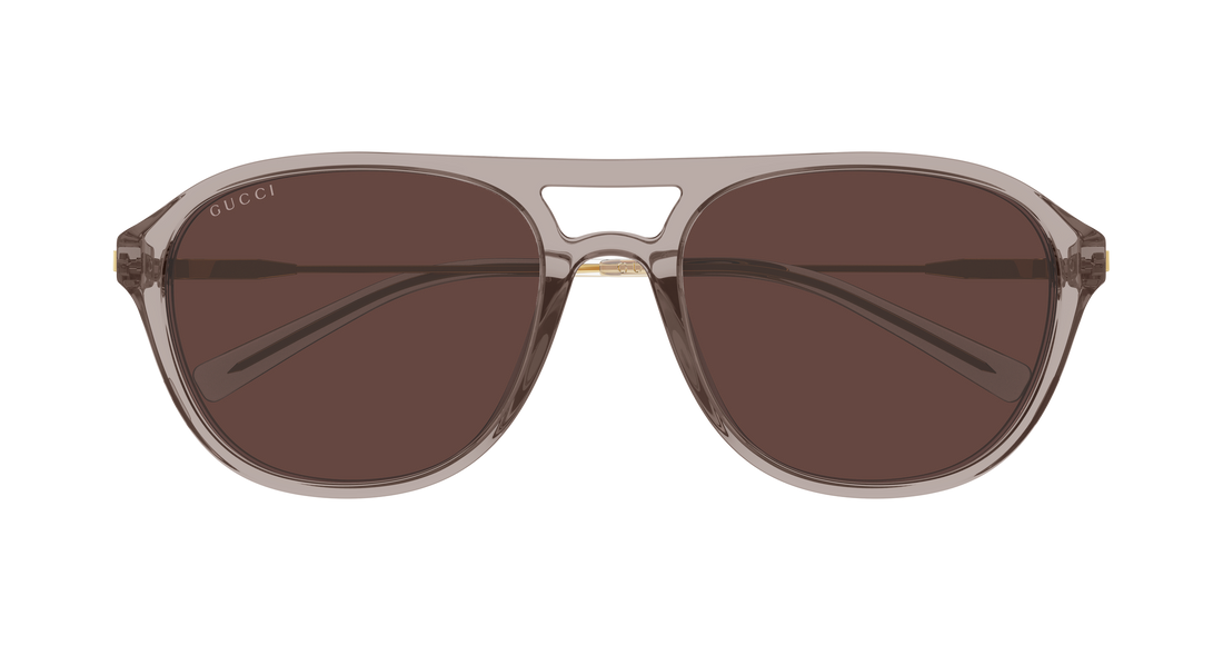 Solbriller gucci gg2254sk 003 gris pilot/navigator masculino størrelse 57mm - Detaljeret visning