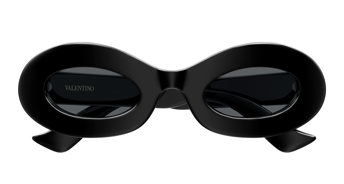 Occhiali da sole valentino vg0036s 001 negro round/oval/panthos femenino taglia 48mm - Vista dettagliata