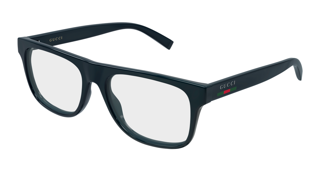 Brillen gucci gg1117on 005 azul rectangular / squared masculino größe 56mm - Hauptansicht