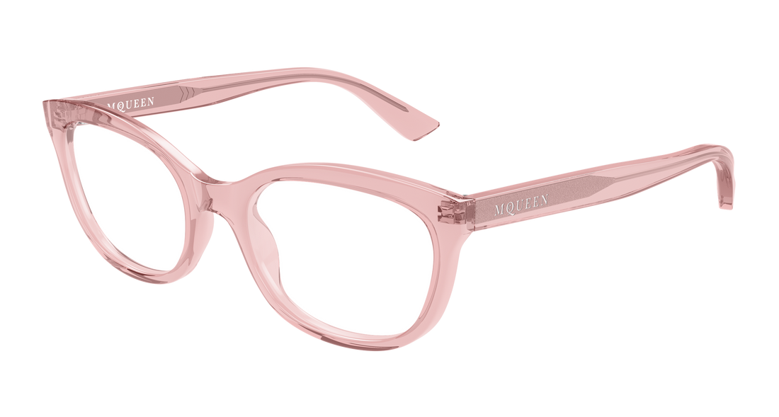 Gafas graduadas alexander mcqueen am0569o 004 rosa cat eye femenino talla 53mm - Vista principal